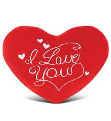 PLUSH PILLOW - I LOVE YOU RED HEART - 12 INCH