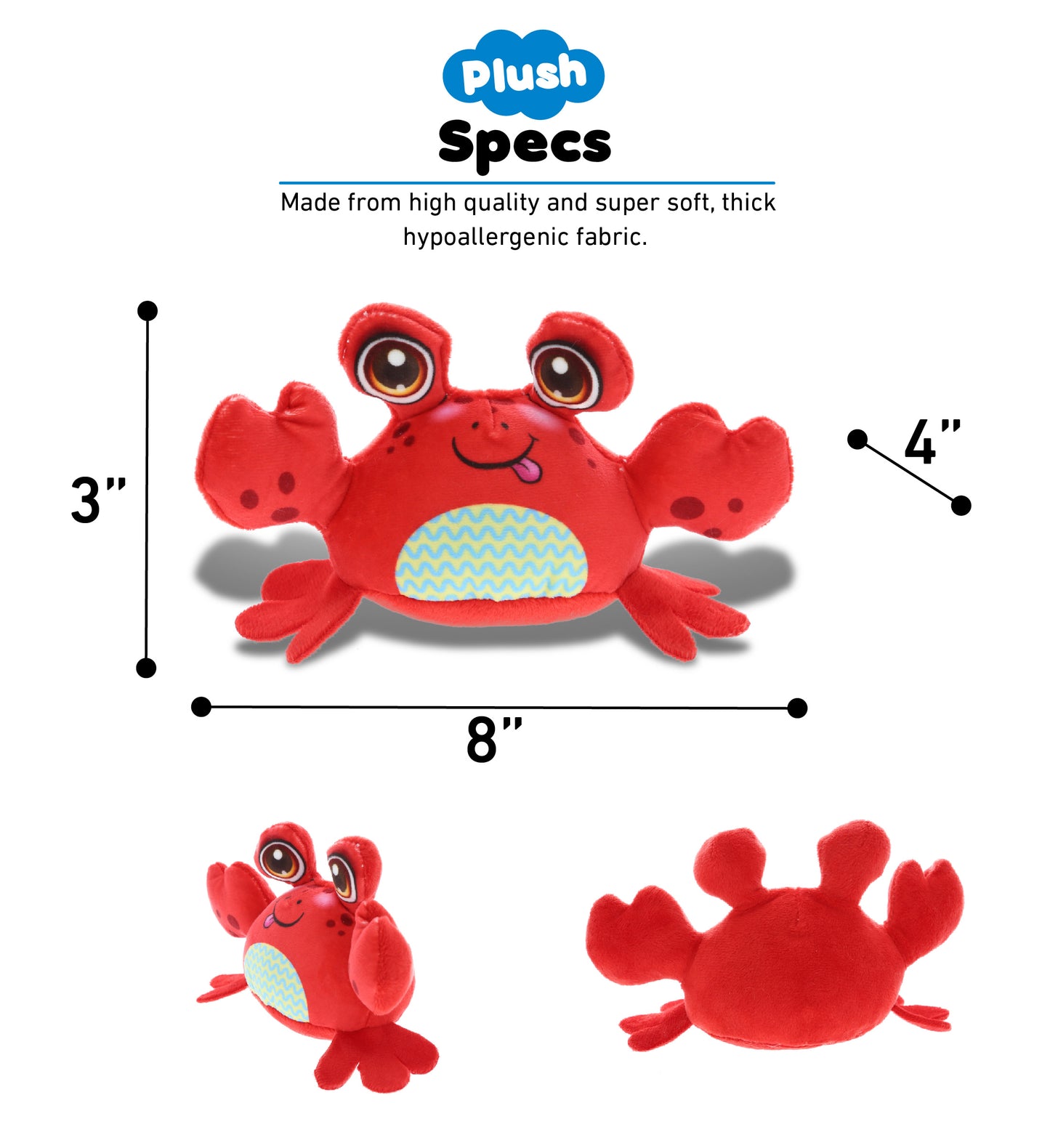 PLUSH BUDDIES - CRAB