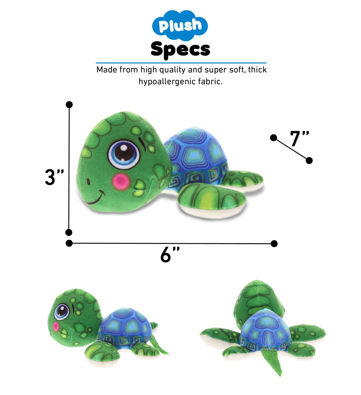 PLUSH BUDDIES - SEA TURTLE