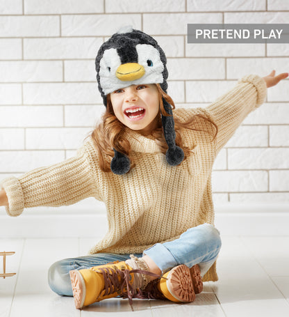 SUPER SOFT PLUSH HAT - PENGUIN
