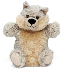 SUPER SOFT PLUSH HAND PUPPET - WOLF