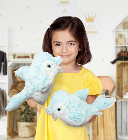 SUPER SOFT PLUSH HAND PUPPET - DOLPHIN