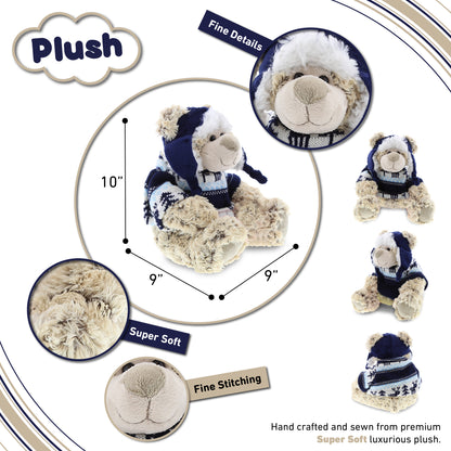 SUPER SOFT PLUSH WITH CLOTHES - POLAR BEAR