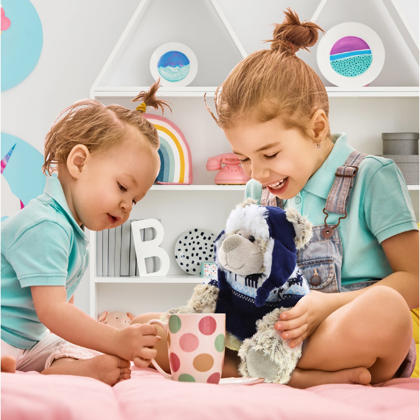 SUPER SOFT PLUSH WITH CLOTHES - POLAR BEAR