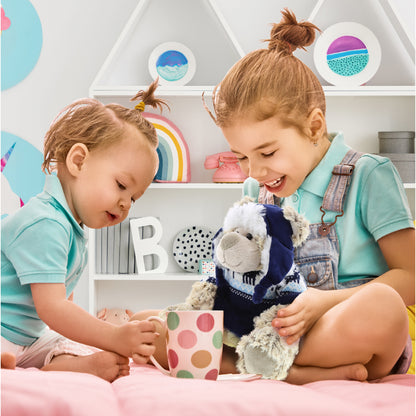 SUPER SOFT PLUSH WITH CLOTHES - POLAR BEAR