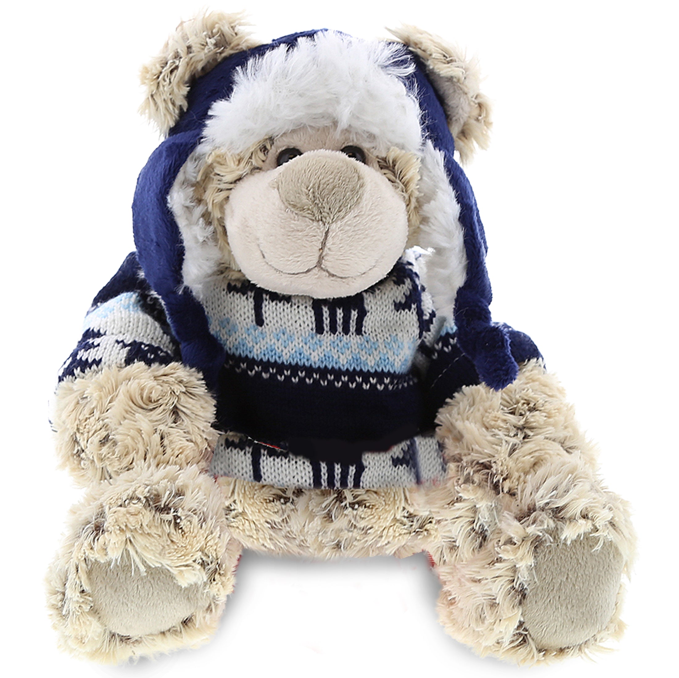 SUPER SOFT PLUSH WITH CLOTHES - POLAR BEAR