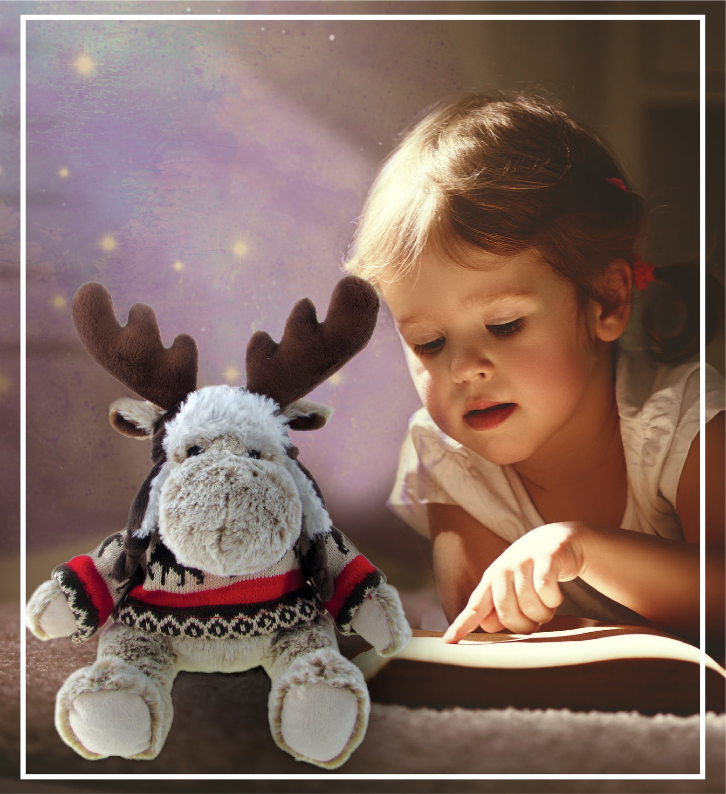 SUPER SOFT PLUSH WITH CLOTHES - MOOSE