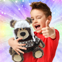 SUPER SOFT PLUSH WITH CLOTHES - GRIZZLY BEAR