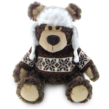 SUPER SOFT PLUSH WITH CLOTHES - GRIZZLY BEAR