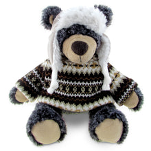 SUPER SOFT PLUSH WITH CLOTHES - BLACK BEAR