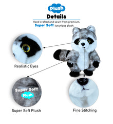 SUPER SOFT PLUSH - RACCOON