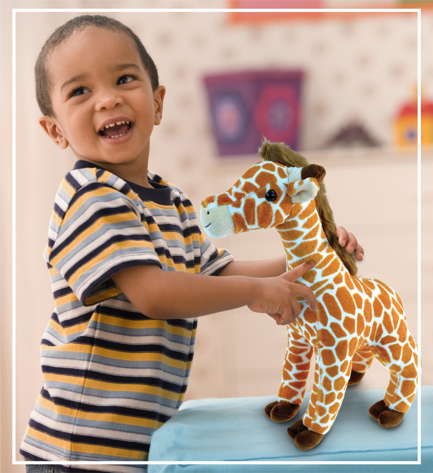 SUPER SOFT PLUSH - WILD LARGE GIRAFFE