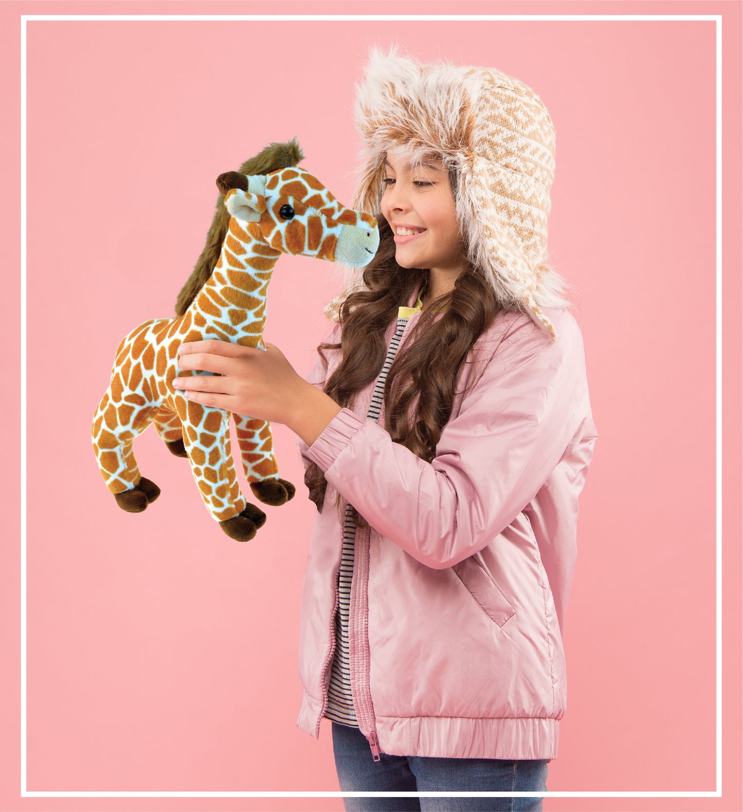 SUPER SOFT PLUSH - WILD LARGE GIRAFFE