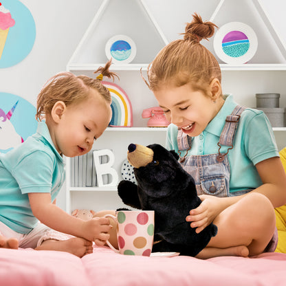 SUPER SOFT PLUSH - WILD SMALL BLACK BEAR