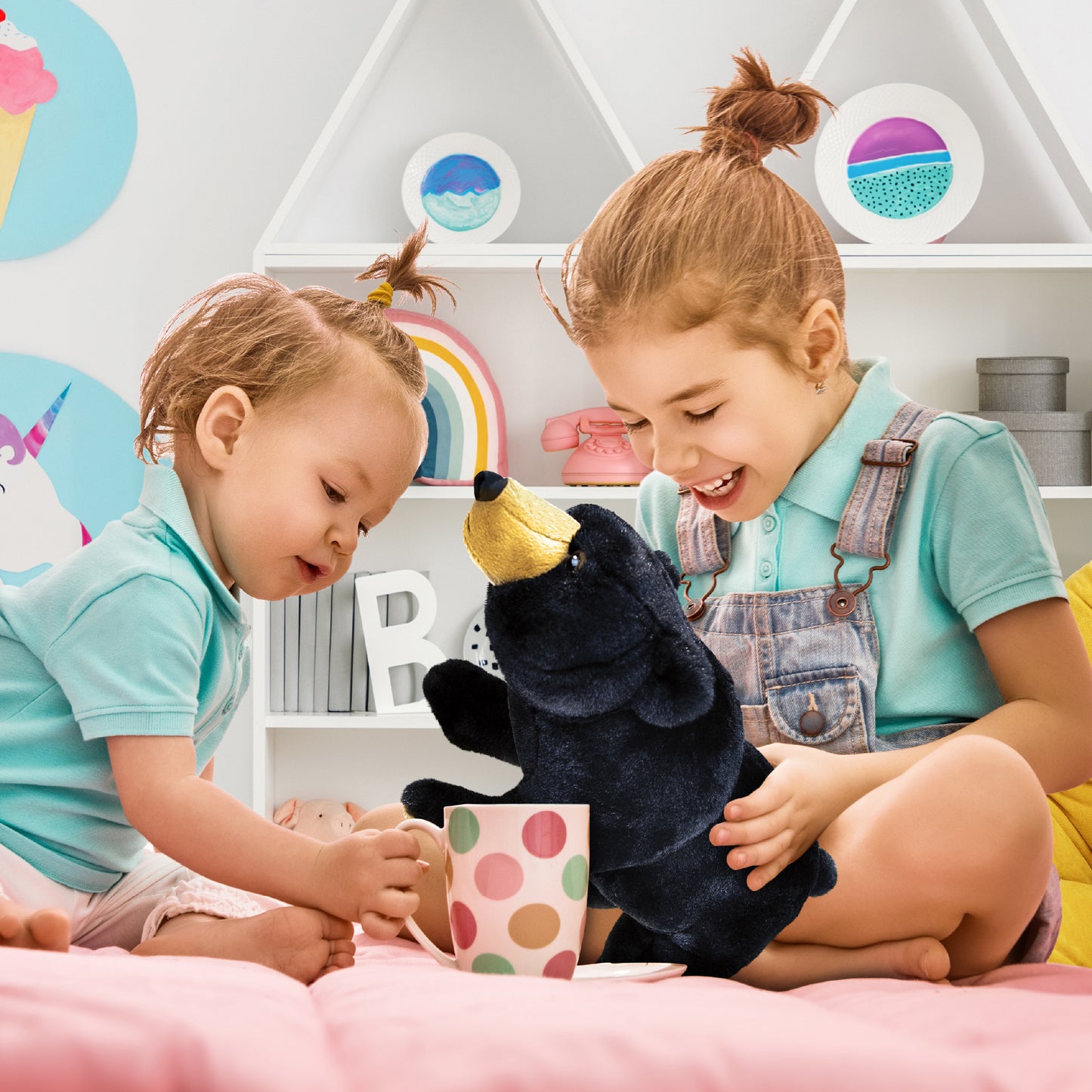 SUPER SOFT PLUSH - WILD LARGE BLACK BEAR