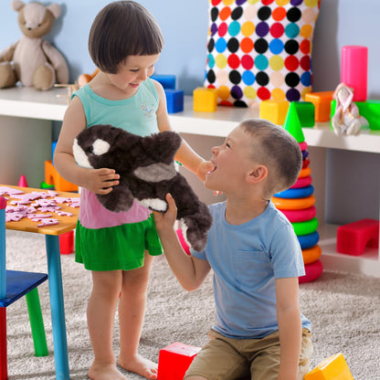 SUPER SOFT PLUSH - WILD LARGE BLACK BEAR