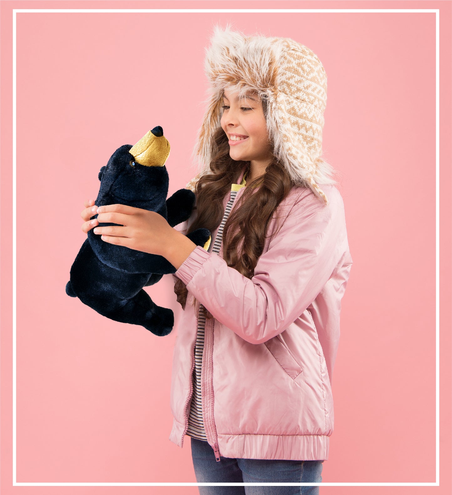 SUPER SOFT PLUSH - WILD LARGE BLACK BEAR