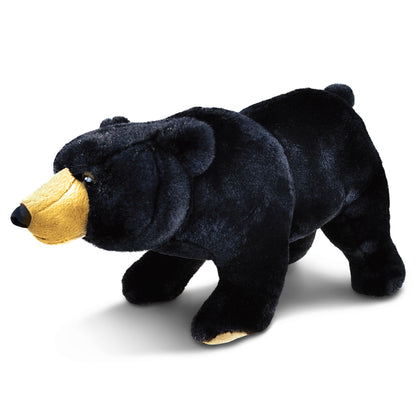 SUPER SOFT PLUSH - WILD LARGE BLACK BEAR