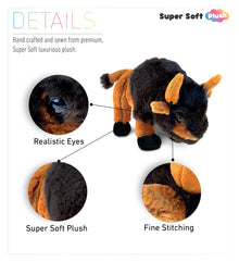 SUPER SOFT PLUSH - WILD SMALL BUFFALO