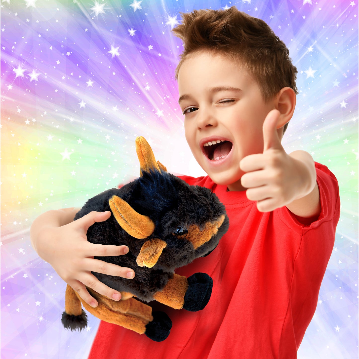SUPER SOFT PLUSH - WILD SMALL BUFFALO