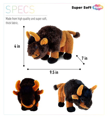 SUPER SOFT PLUSH - WILD SMALL BUFFALO