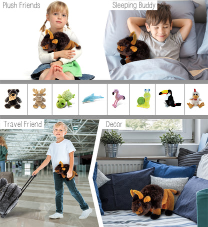 SUPER SOFT PLUSH - WILD SMALL BUFFALO