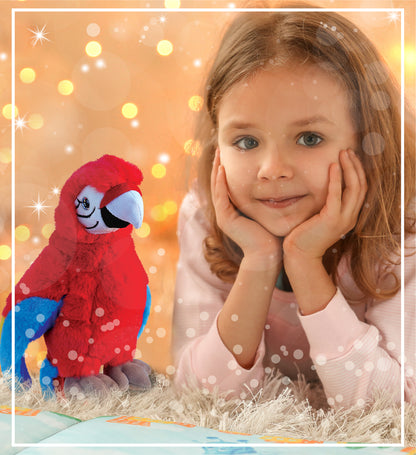 SUPER SOFT PLUSH - RED PARROT