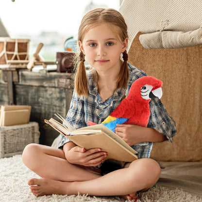 SUPER SOFT PLUSH - RED PARROT