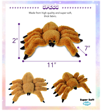 SUPER SOFT PLUSH - BROWN SPIDER