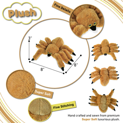 SUPER SOFT PLUSH - BROWN SPIDER