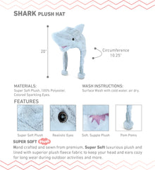 SUPER SOFT PLUSH HAT - SHARK