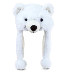 SUPER SOFT PLUSH HAT - POLAR BEAR
