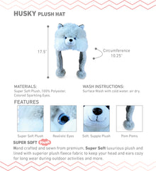 SUPER SOFT PLUSH HAT - HUSKY