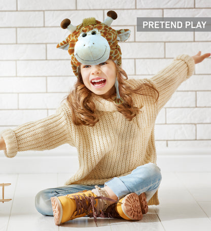 SUPER SOFT PLUSH HAT - GIRAFFE