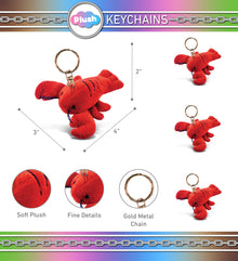 PLUSH KEYCHAIN - LOBSTER