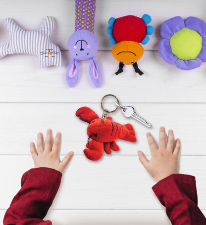 PLUSH KEYCHAIN - LOBSTER