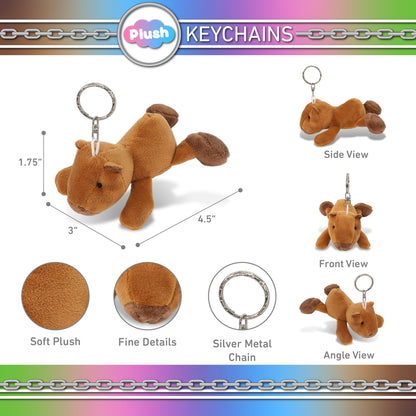 PLUSH KEYCHAIN - CAPYBARA