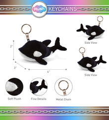 PLUSH KEYCHAIN - KILLER WHALE