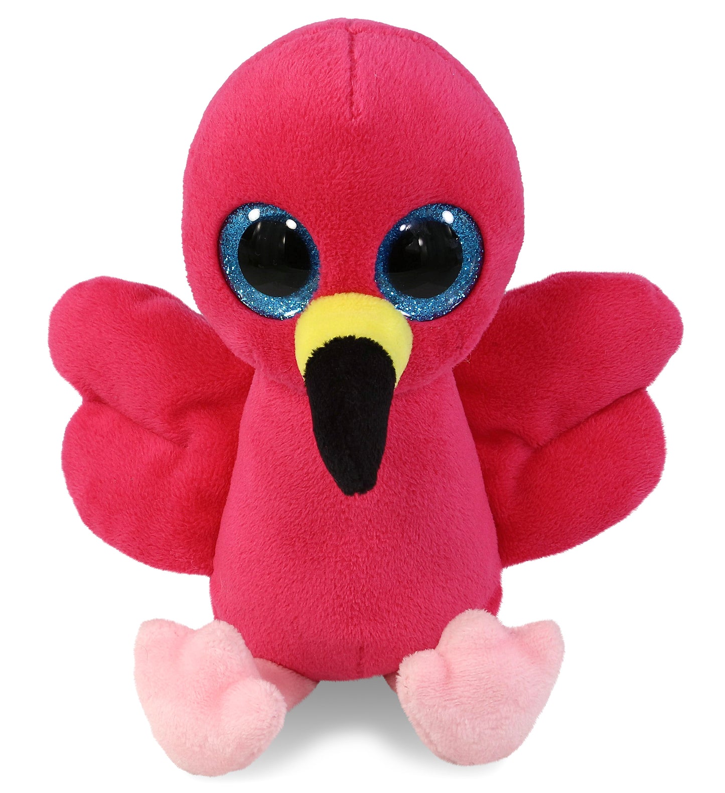 BIG EYE PLUSH - FLAMINGO