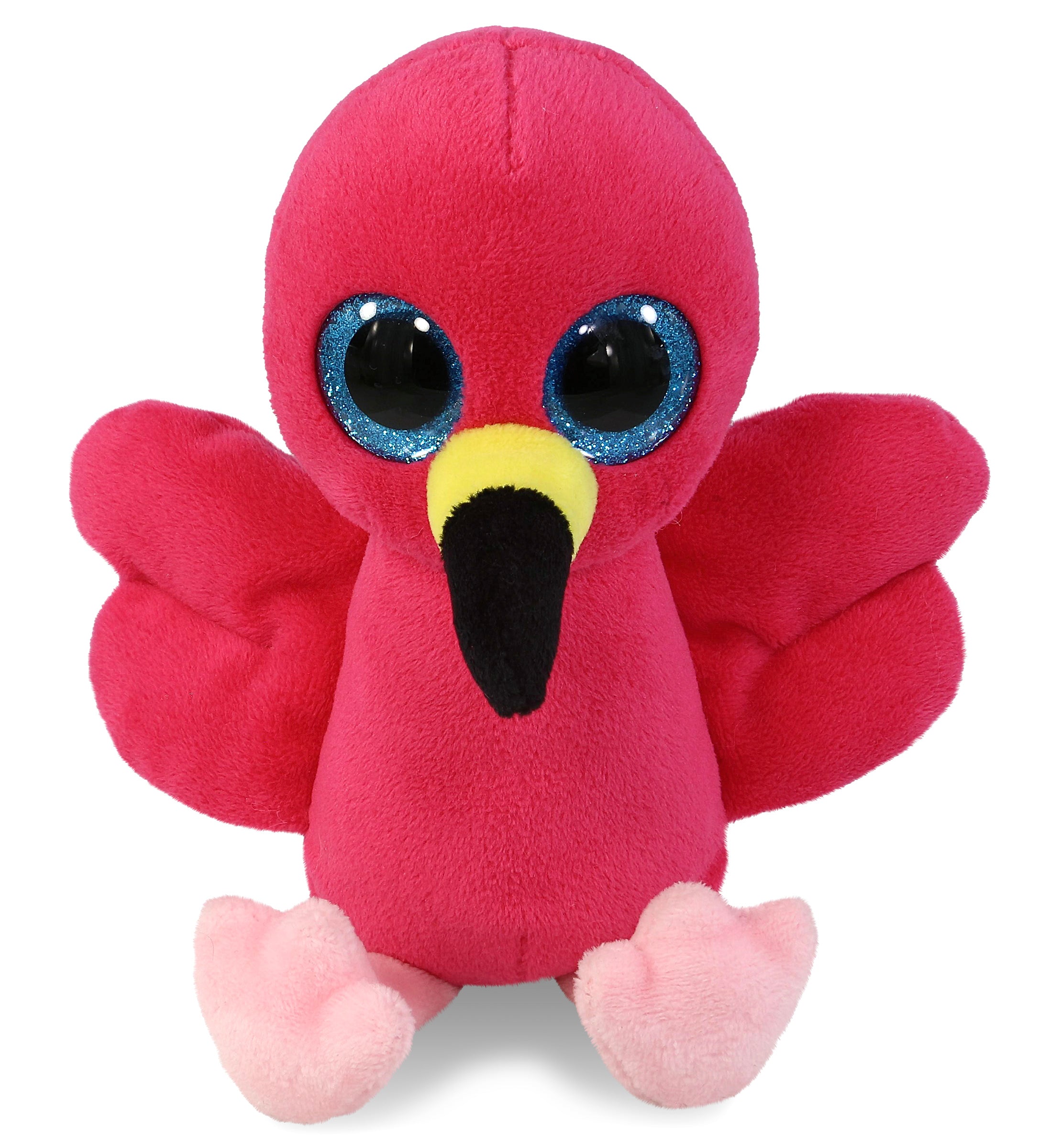BIG EYE PLUSH - FLAMINGO