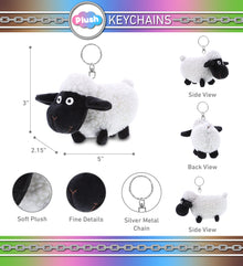 PLUSH KEYCHAIN - BLACK NOSE SHEEP