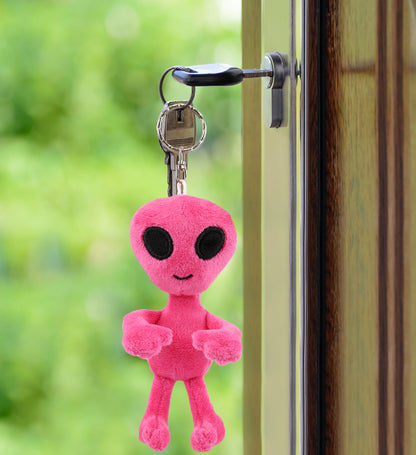 PLUSH KEYCHAIN - PINK ALIEN