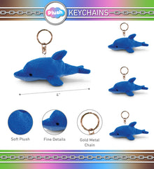 PLUSH KEYCHAIN - DOLPHIN