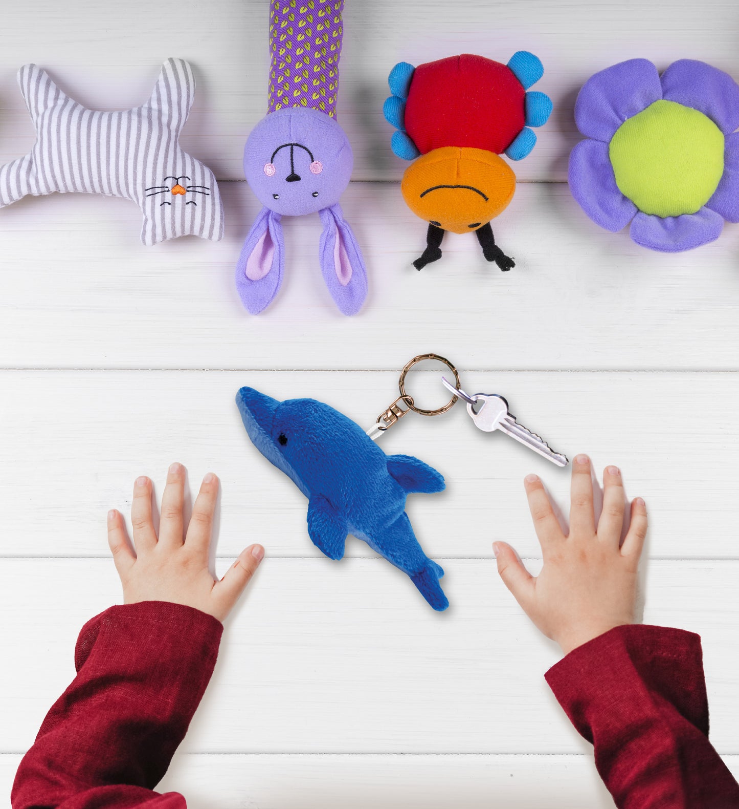 PLUSH KEYCHAIN - DOLPHIN