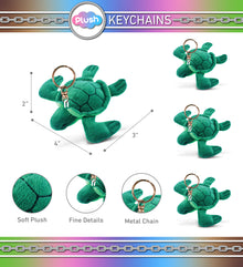 PLUSH KEYCHAIN - SEA TURTLE