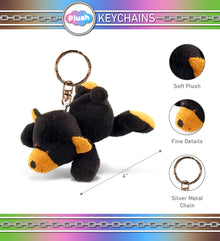 PLUSH KEYCHAIN - BLACK BEAR
