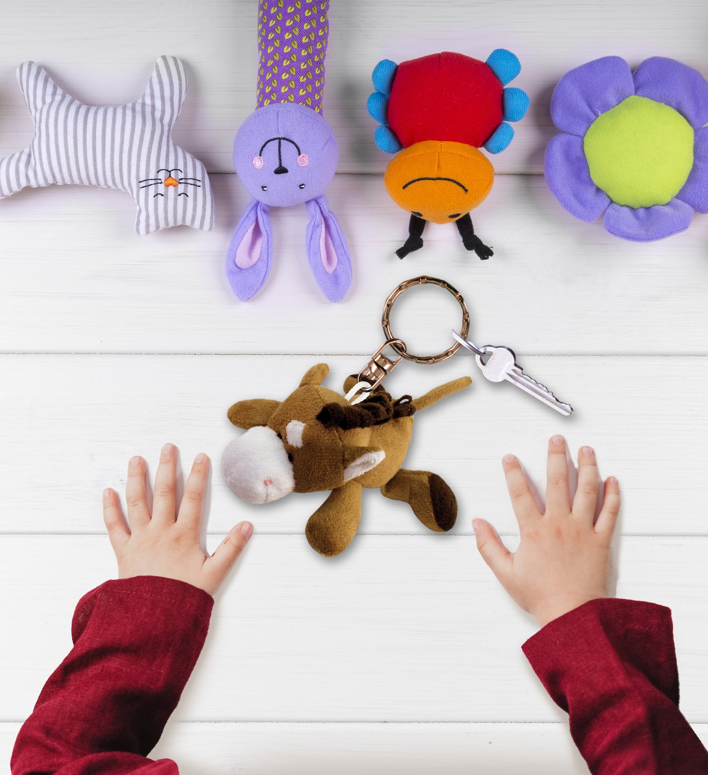 PLUSH KEYCHAIN - HORSE
