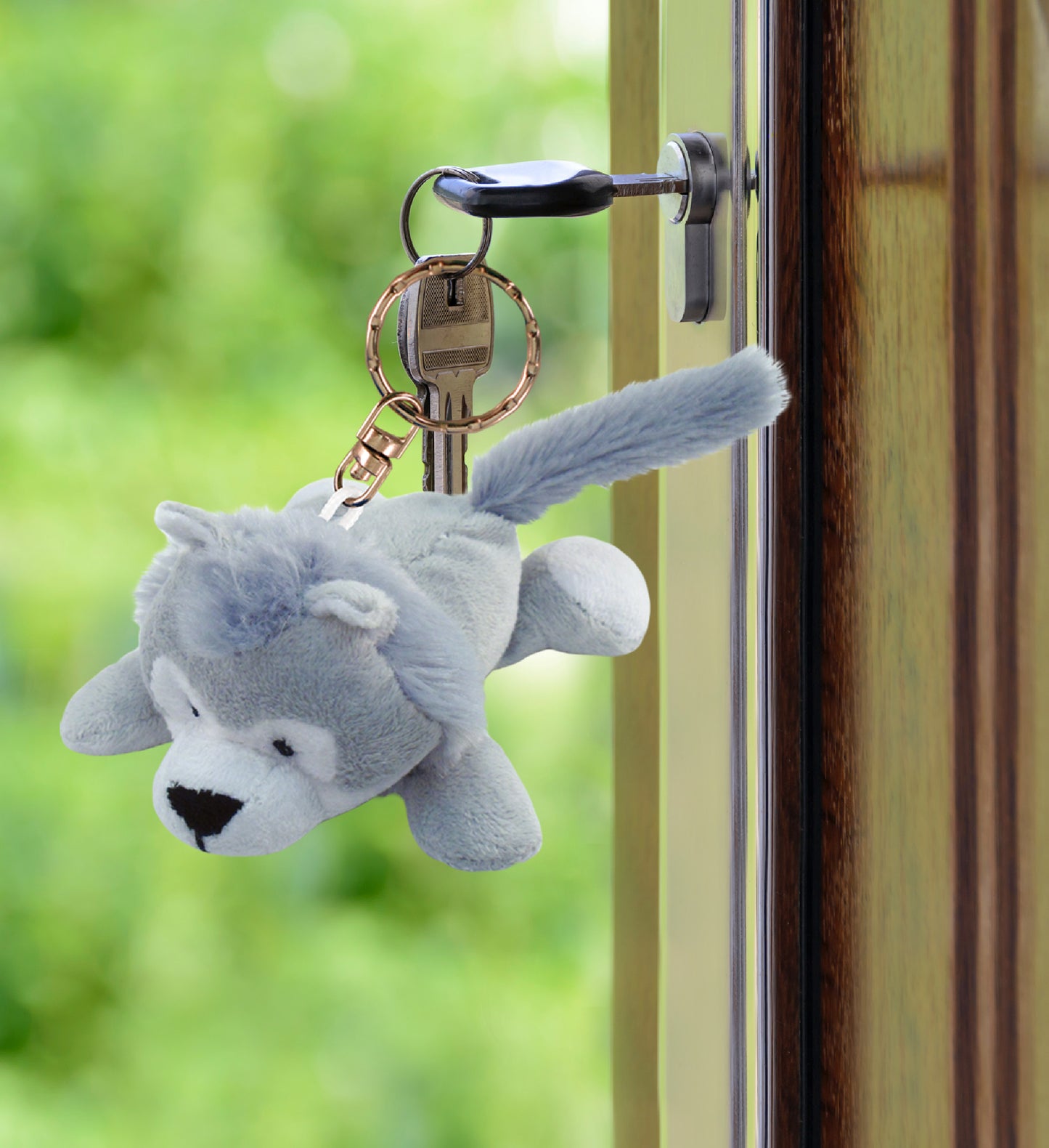 PLUSH KEYCHAIN - WOLF