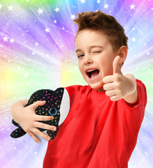 BIG EYE PLUSH - ORCA WHALE