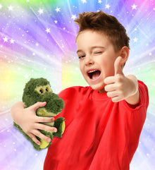 BIG EYE PLUSH - SITTING ALLIGATOR